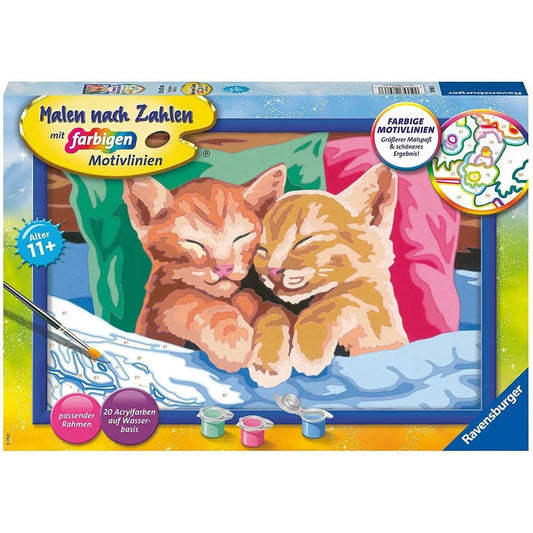 Ravensburger Malen nach Zahlen - Verschmuste Kätzchen