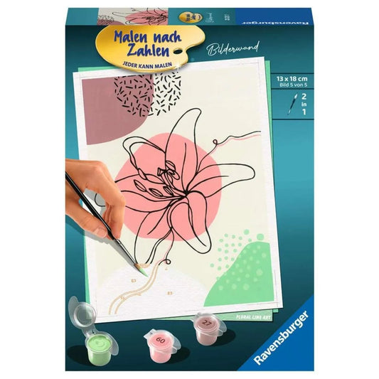 Ravensburger Malen nach Zahlen - Floral Line Art