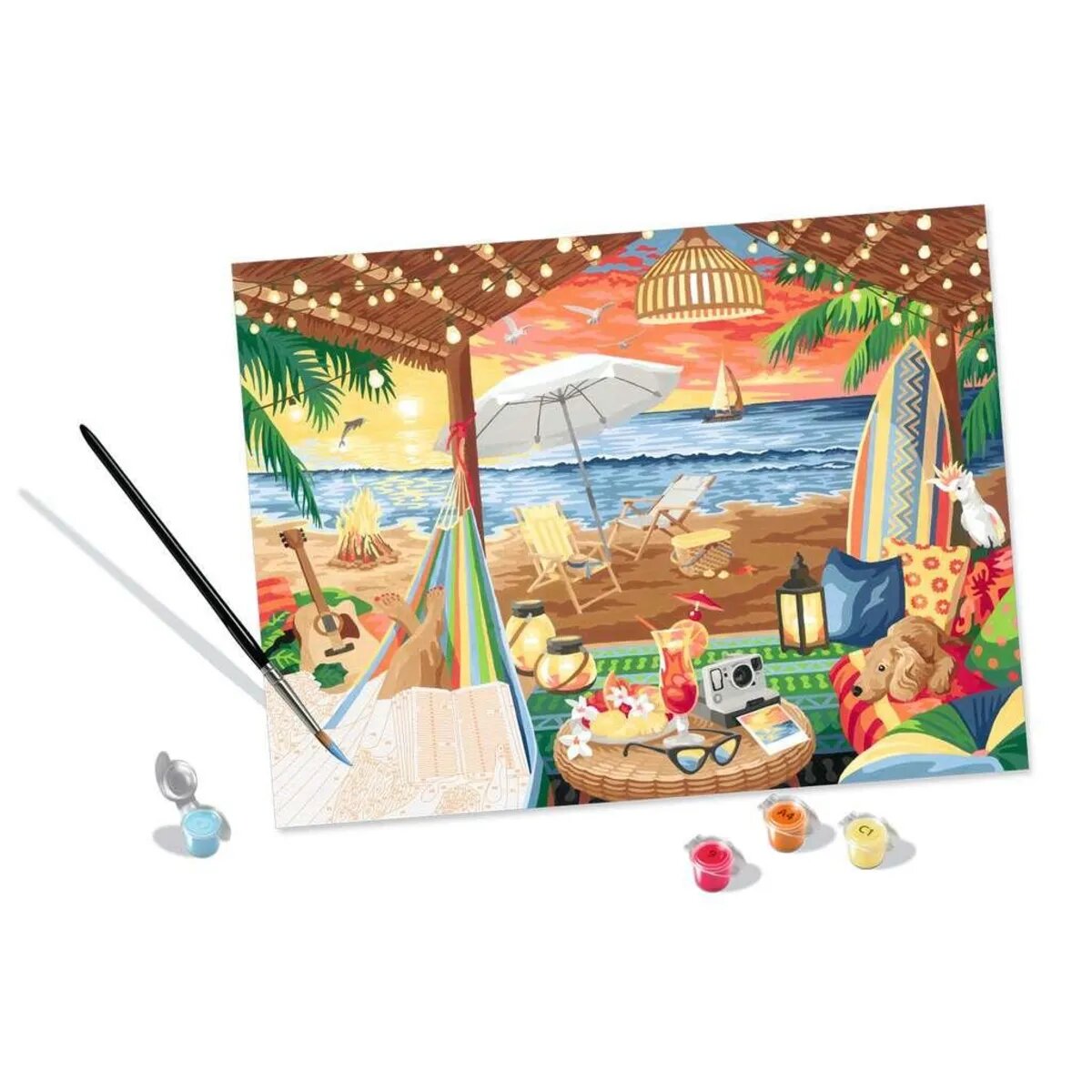 Ravensburger Malen nach Zahlen - Cozy Cabana