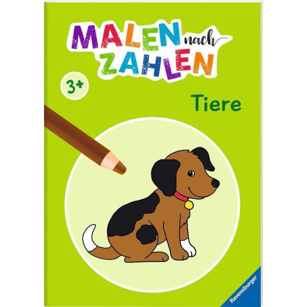 Ravensburger Malen nach Zahlen ab 3 Jahre Tiere