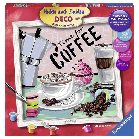 Ravensburger Malen nach Zahlen Coffee, 30 x 30cm