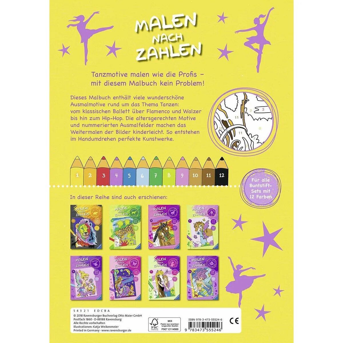 Ravensburger Malen nach Zahlen: Dance