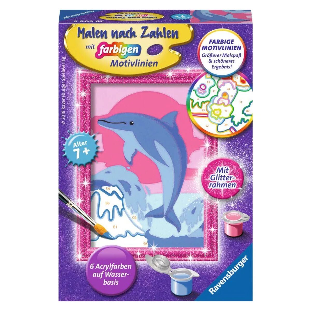 Ravensburger Malen nach Zahlen Delfin