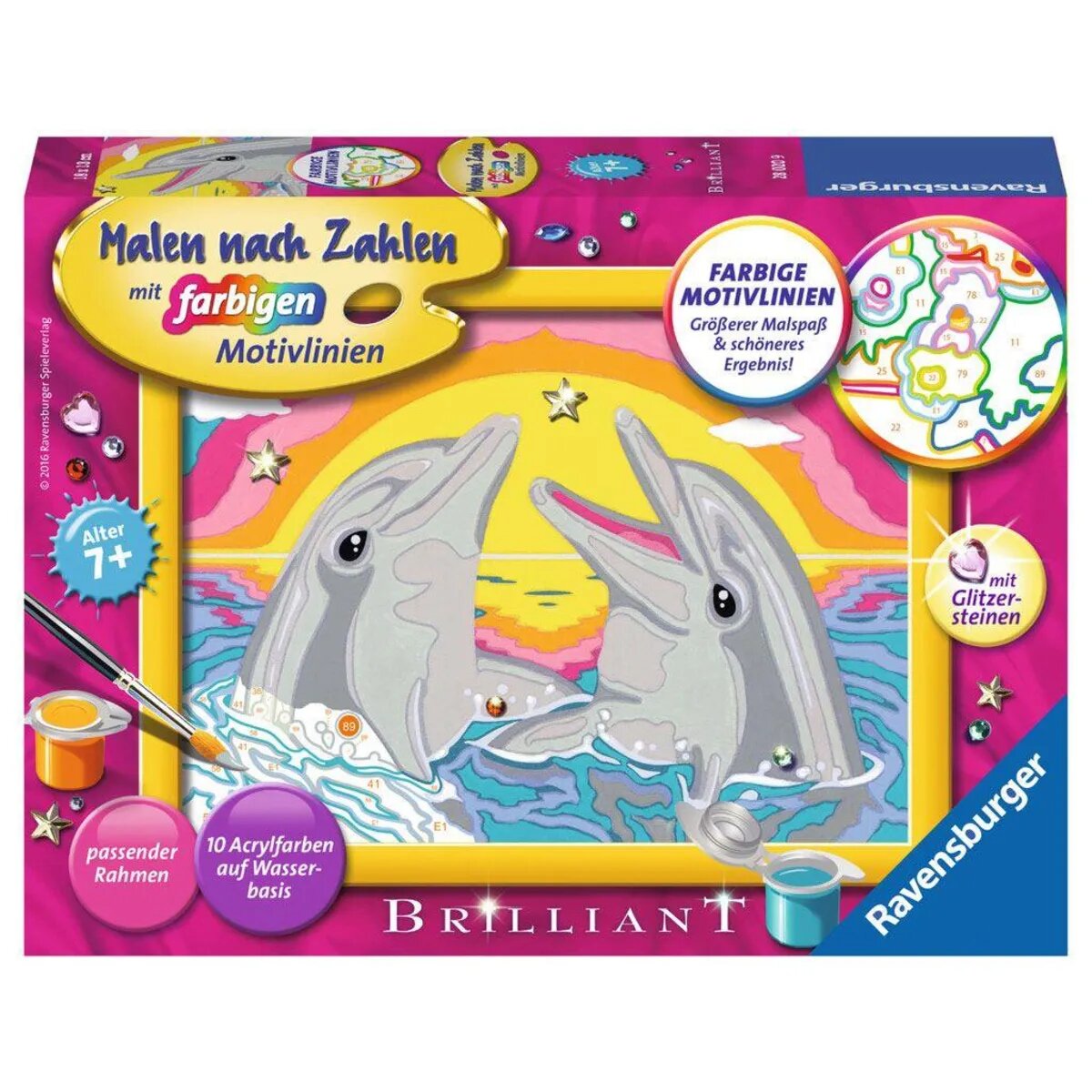 Ravensburger Malen nach Zahlen Delfinglück