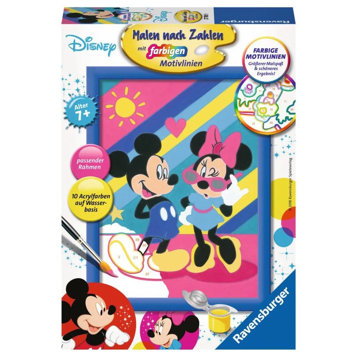 Ravensburger Malen nach Zahlen Disney Micky & Minnie