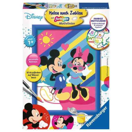 Ravensburger Malen nach Zahlen Disney Micky & Minnie