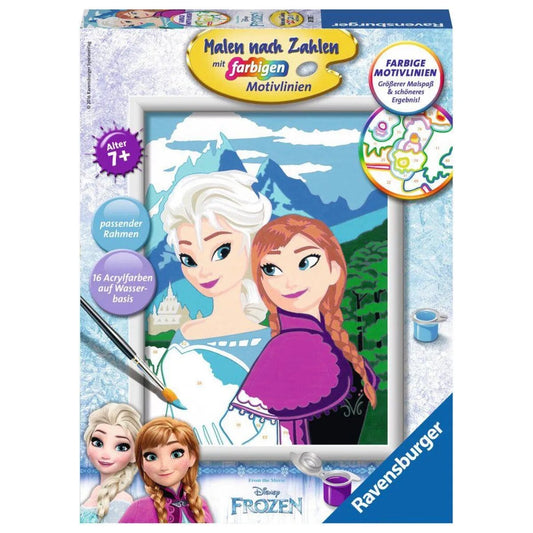 Ravensburger Malen nach Zahlen Disney Frozen Elsa und Anna