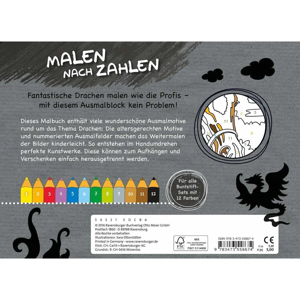 Ravensburger Malen nach Zahlen: Drachen