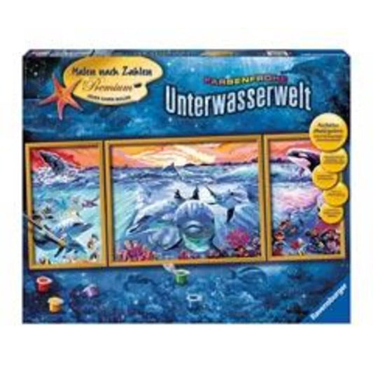 Ravensburger Malen nach Zahlen Farbenfrohe Unterwasserwelt