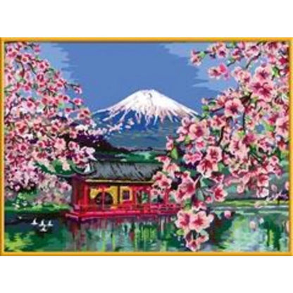 Ravensburger Malen nach Zahlen Japanische Kirschblüte