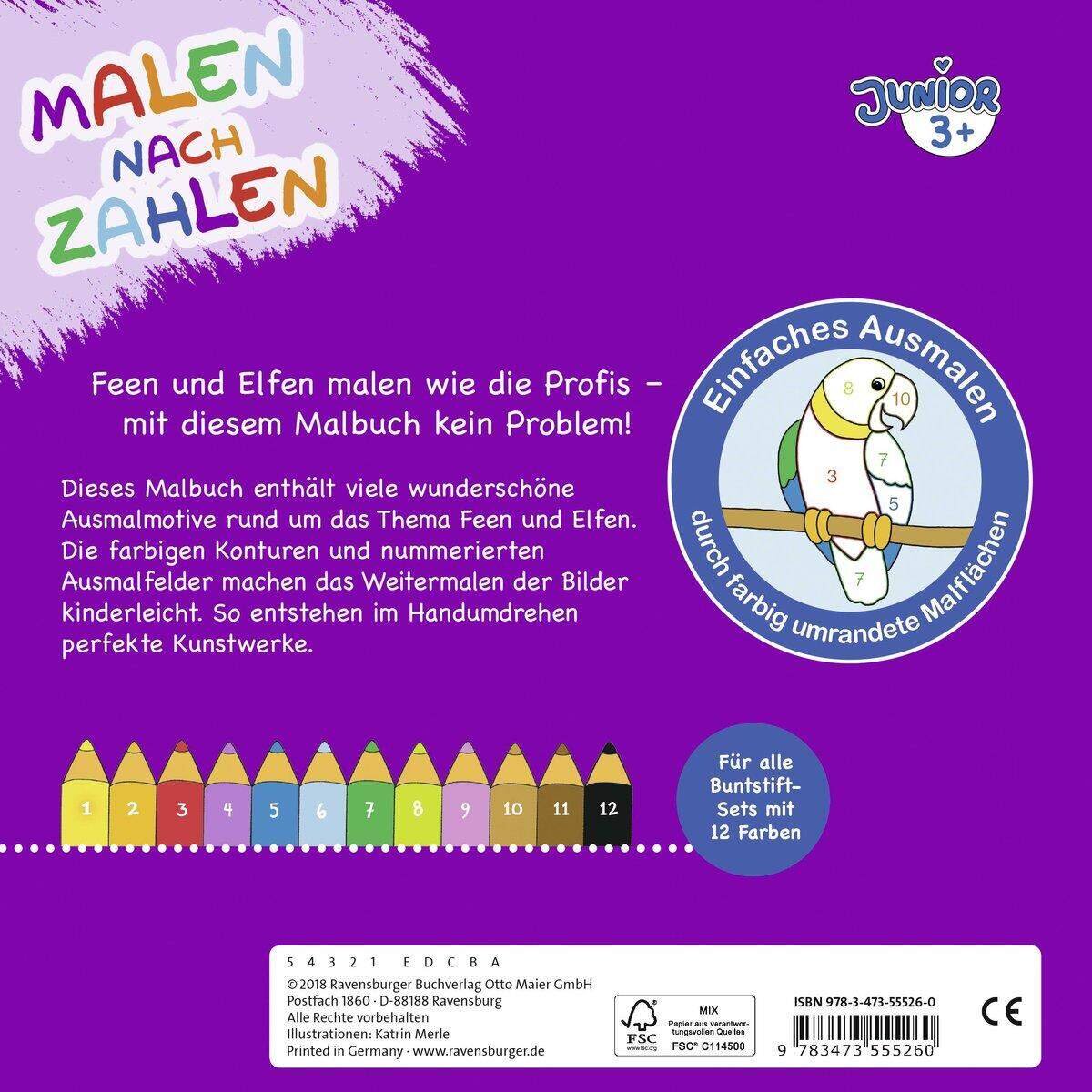 Ravensburger Malen nach Zahlen junior: Feen