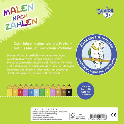 Ravensburger Malen nach Zahlen junior: Ostern