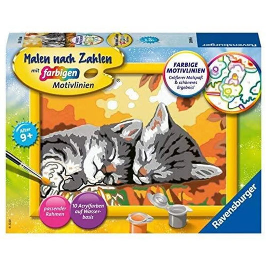 Ravensburger Malen nach Zahlen Kätzchen im Herbst