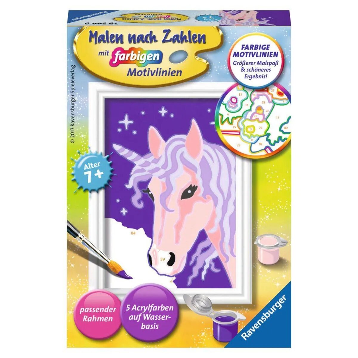 Ravensburger Malen nach Zahlen Kleines Einhorn