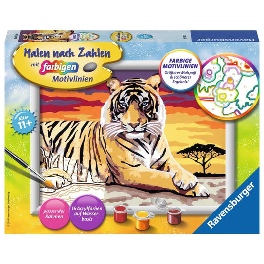 Ravensburger Malen nach Zahlen Majestätischer Tiger