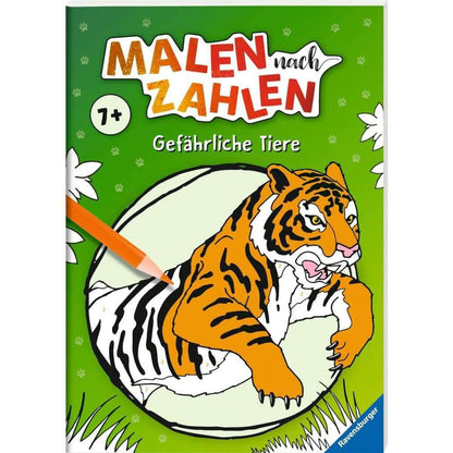 Ravensburger Malen nach Zahlen Malbuch Gefährliche Tiere