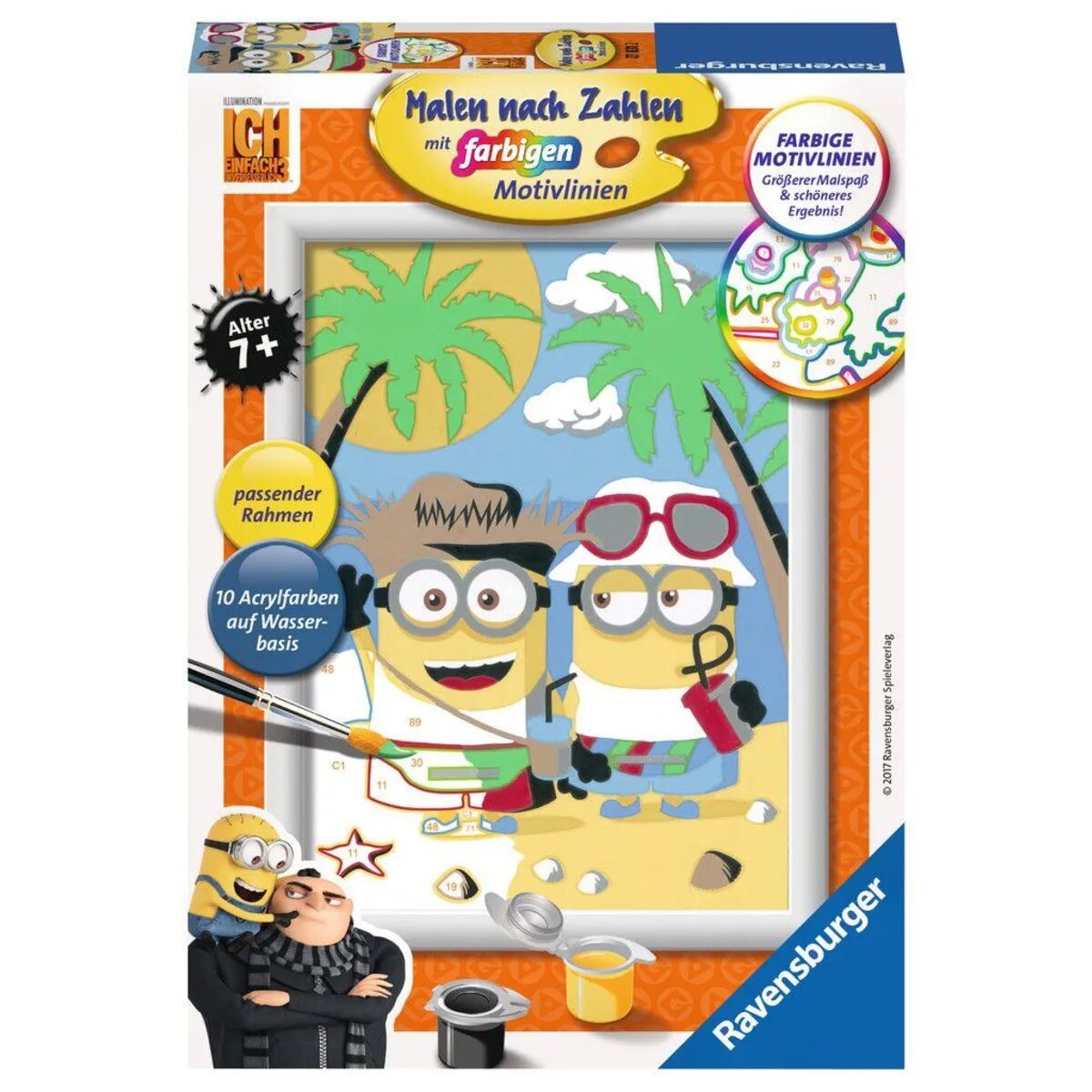 Ravensburger Malen nach Zahlen Minions Dave und Jerry