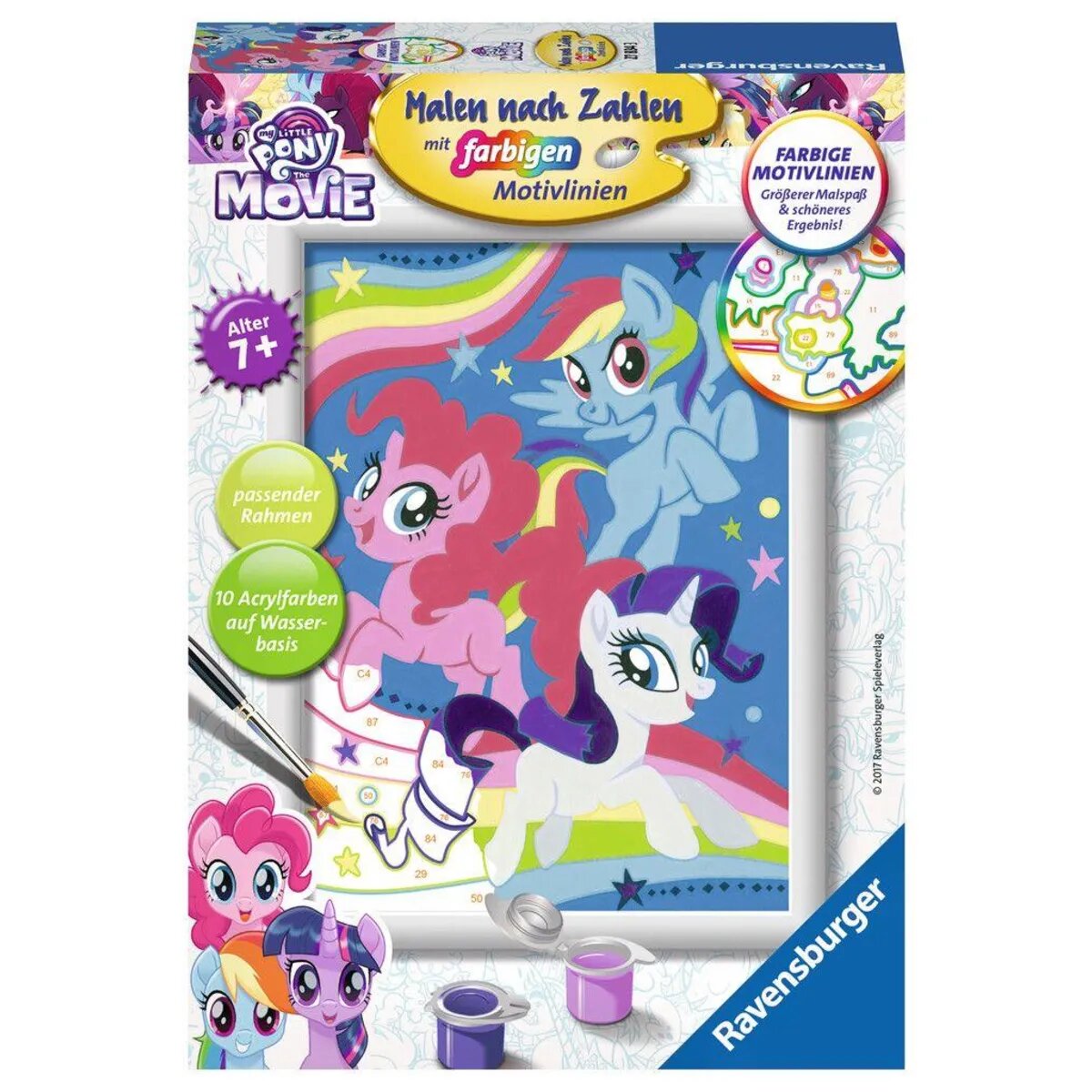 Ravensburger Malen nach Zahlen My little Pony Magie der Freundschaft