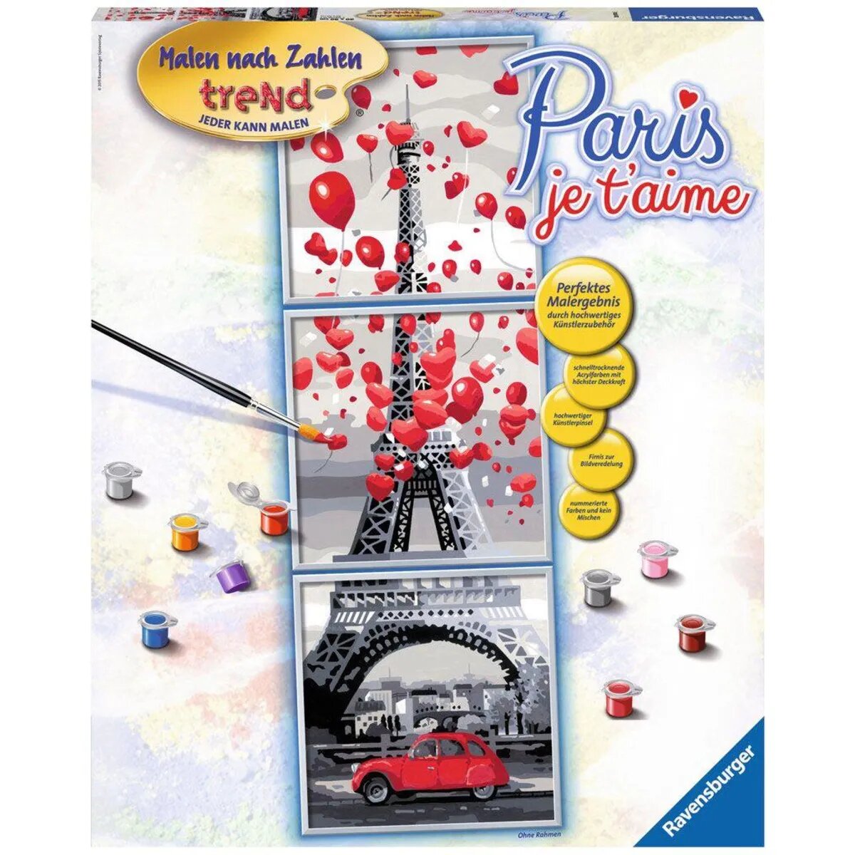 Ravensburger Malen nach Zahlen Paris, je t'aime