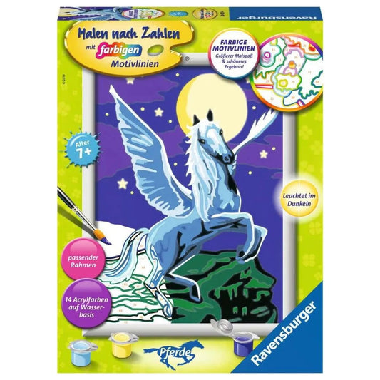 Ravensburger Malen nach Zahlen Pegasus im Mondschein