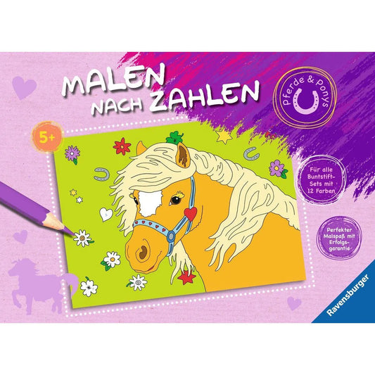 Ravensburger Malen nach Zahlen Pferde und Ponys