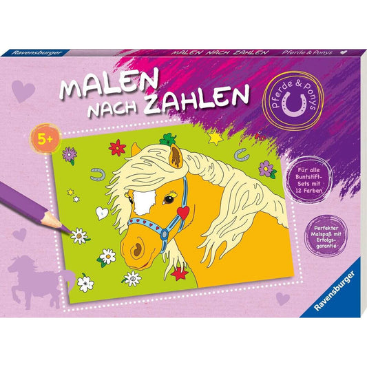 Ravensburger Malen nach Zahlen: Pferde und Ponys