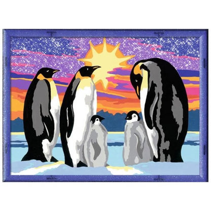 Ravensburger Malen nach Zahlen Pinguinfamilie, 24 x 18cm