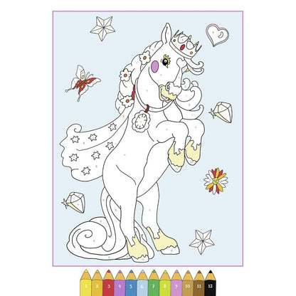 Ravensburger Malen nach Zahlen: Pony-Prinzessin