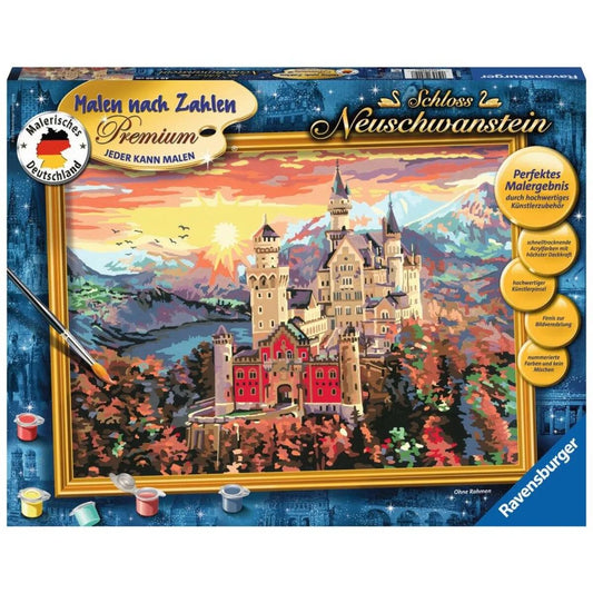 Ravensburger Malen nach Zahlen Premium Schlossschwanstein