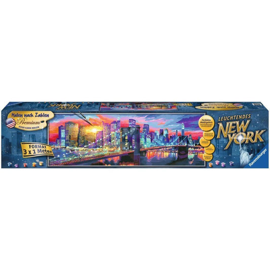 Ravensburger Malen nach Zahlen Premium Leuchtendes New York