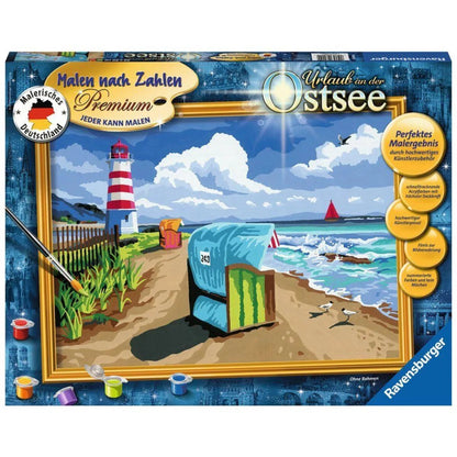 Ravensburger Malen nach Zahlen Premium Urlaub auf Sylt