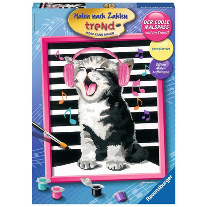 Ravensburger Malen nach Zahlen Singing Cat