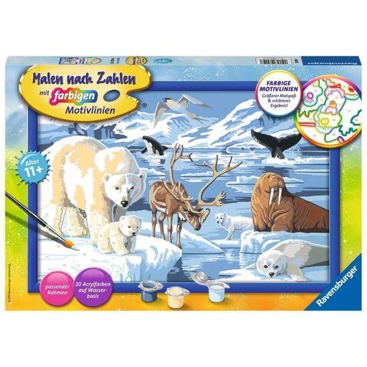 Ravensburger Malen nach Zahlen Tiere der Arktis