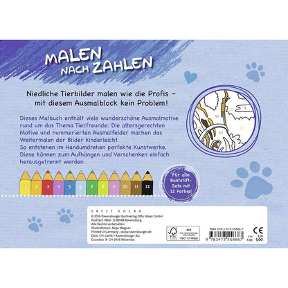 Ravensburger Malen nach Zahlen: Tierfreunde