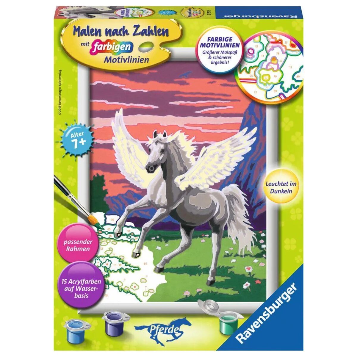 Ravensburger Malen nach Zahlen Traumhafter Pegasus