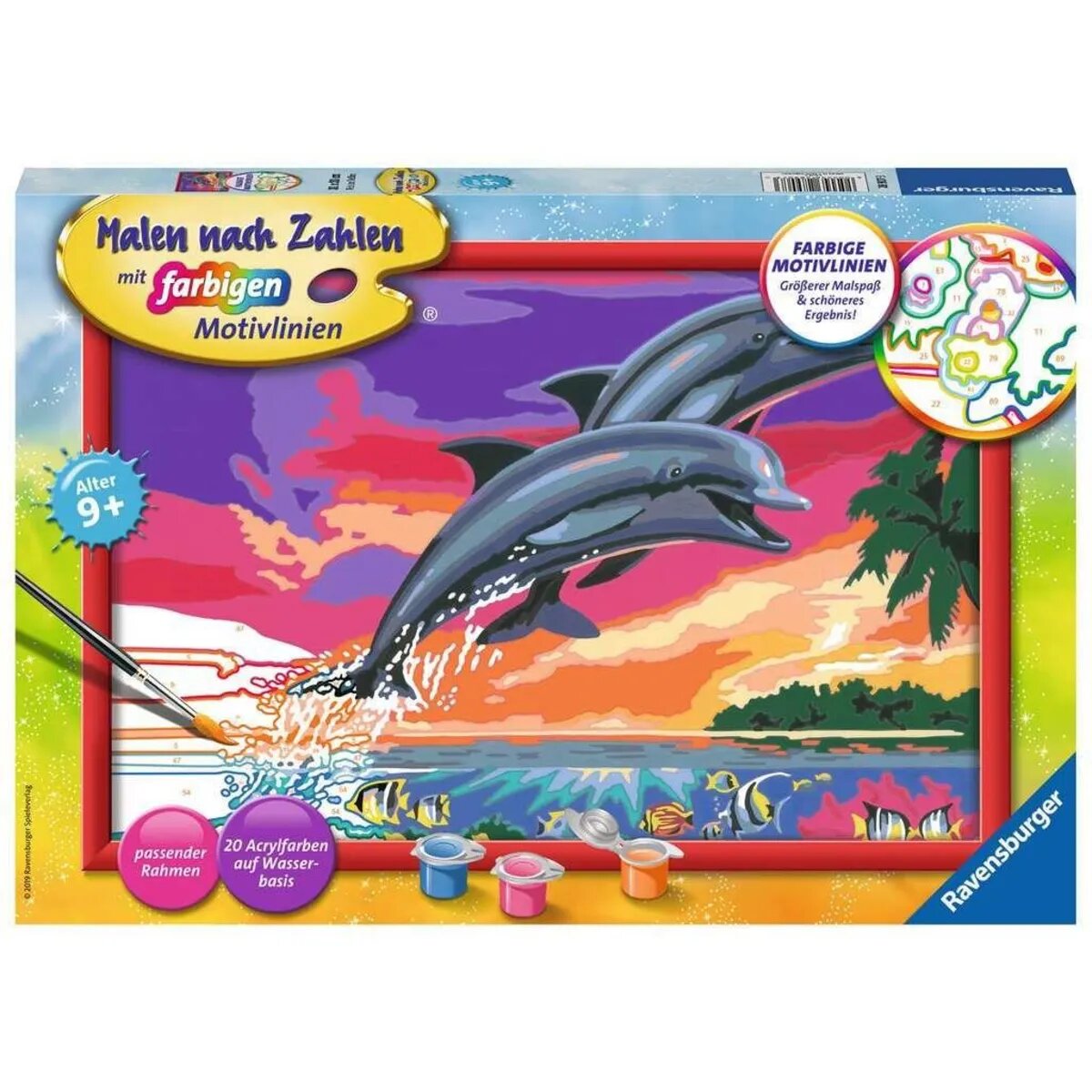 Ravensburger Malen nach Zahlen Welt der Delfine