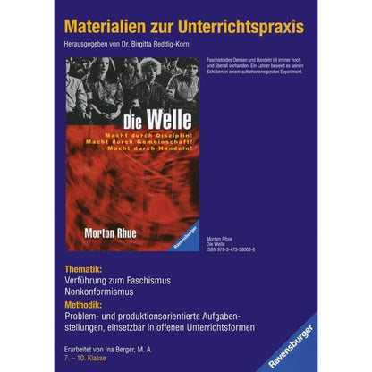 Ravensburger Materialien zur Unterrichtspraxis Morton Rhue Die Welle