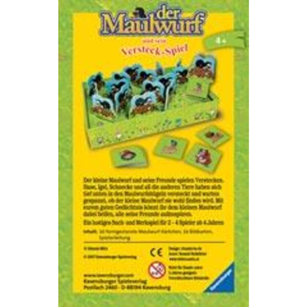 Ravensburger Maulwurf und sein Versteck