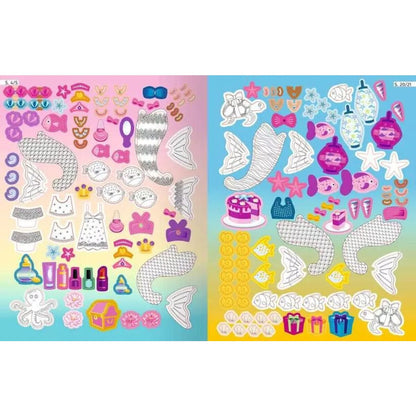 Ravensburger Mein Ausmalstickerbuch: Meerjungfrauen