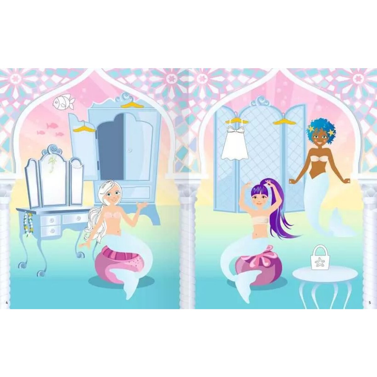 Ravensburger Mein Ausmalstickerbuch: Meerjungfrauen