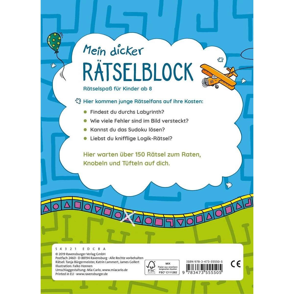 Ravensburger Mein dicker Rätselblock