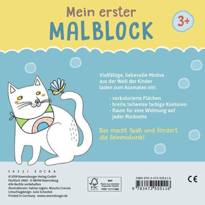 Ravensburger Mein erster Malblock: Meine kleine Welt