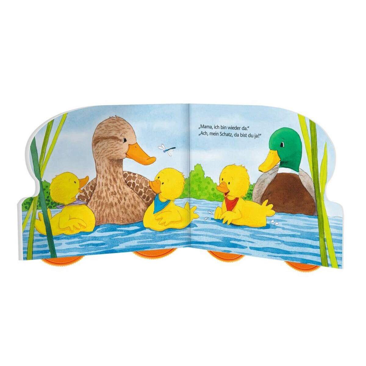 Ravensburger Mein erstes Räder-Rasselbuch Los geht's, kleine Ente!