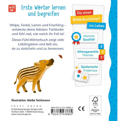 Ravensburger Mein erstes Wörterbuch zum Fühlen: Tierkinder