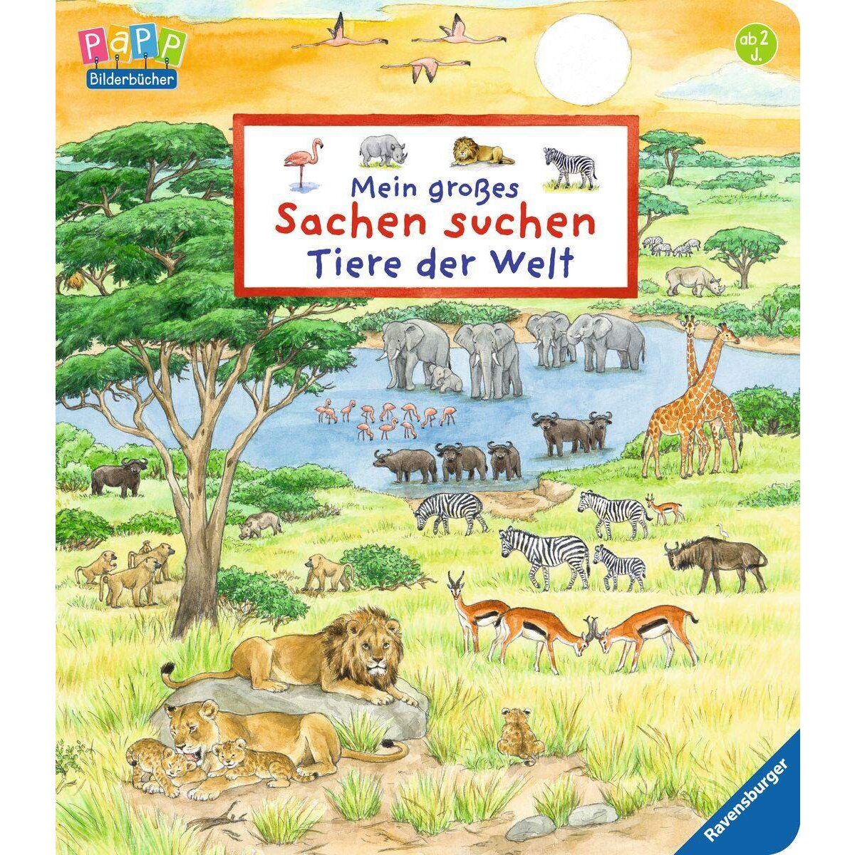 Ravensburger Mein großes Sachen suchen Tiere der Welt
