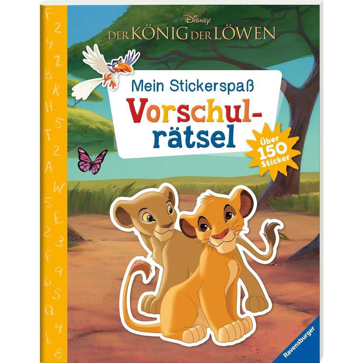 Ravensburger Mein Stickerspaß Disney Der König der Löwen: Vorschulrätsel: Über 150 Sticker