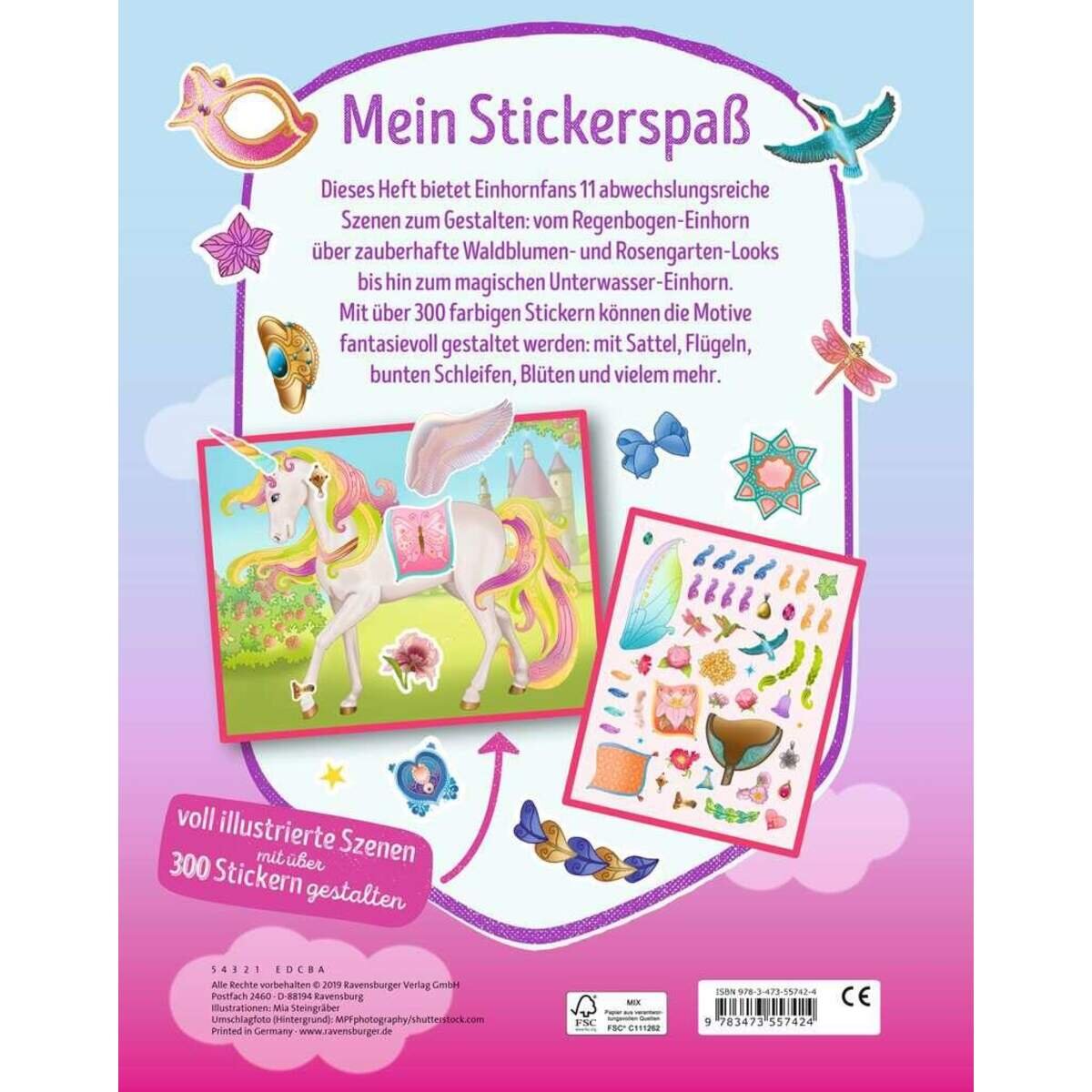 Ravensburger Mein Stickerspaß: Einhörner