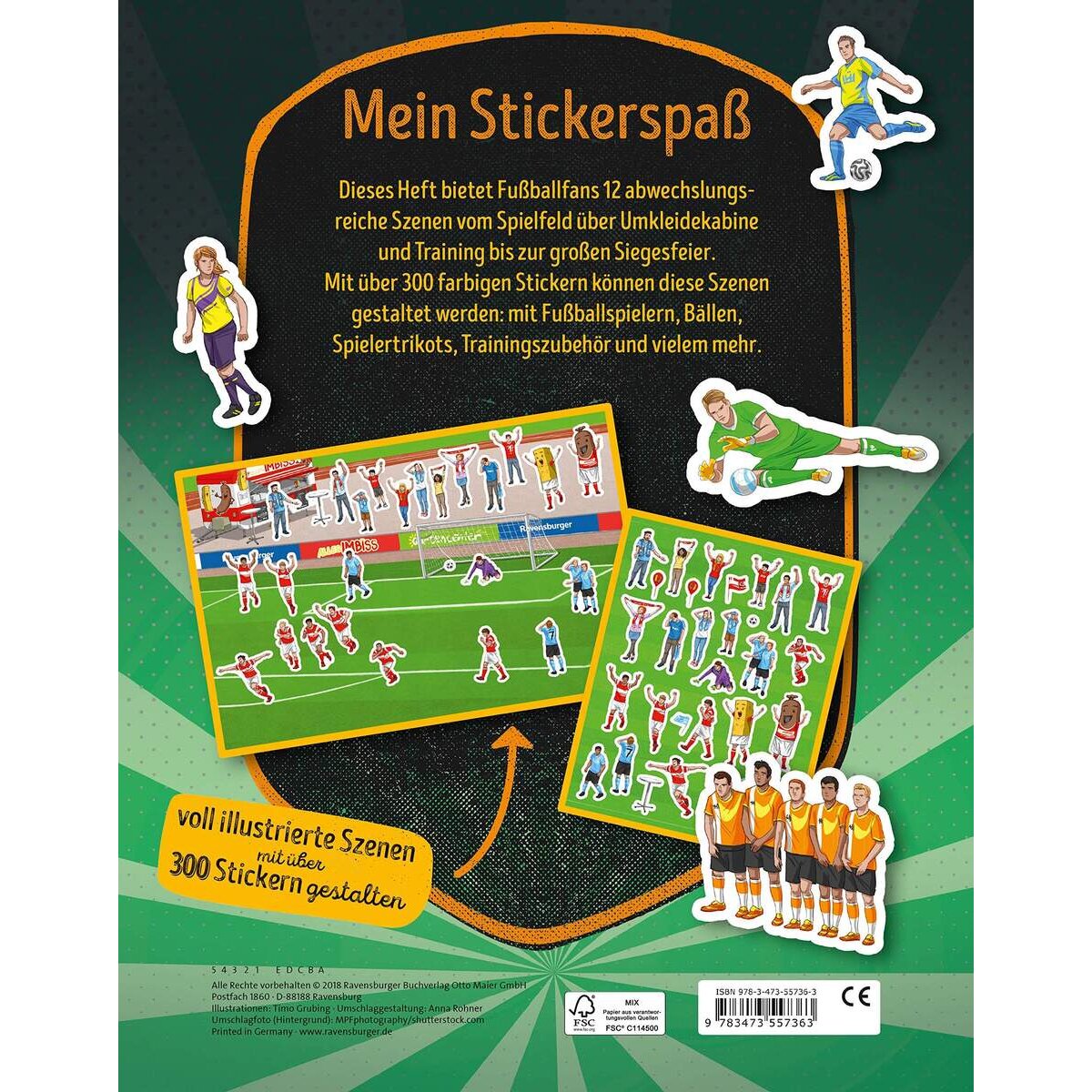 Ravensburger Mein Stickerspaß: Fußball