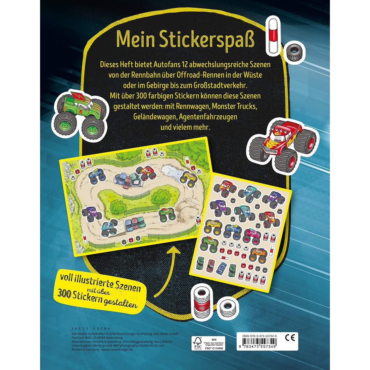 Ravensburger Mein Stickerspaß: Super Cars