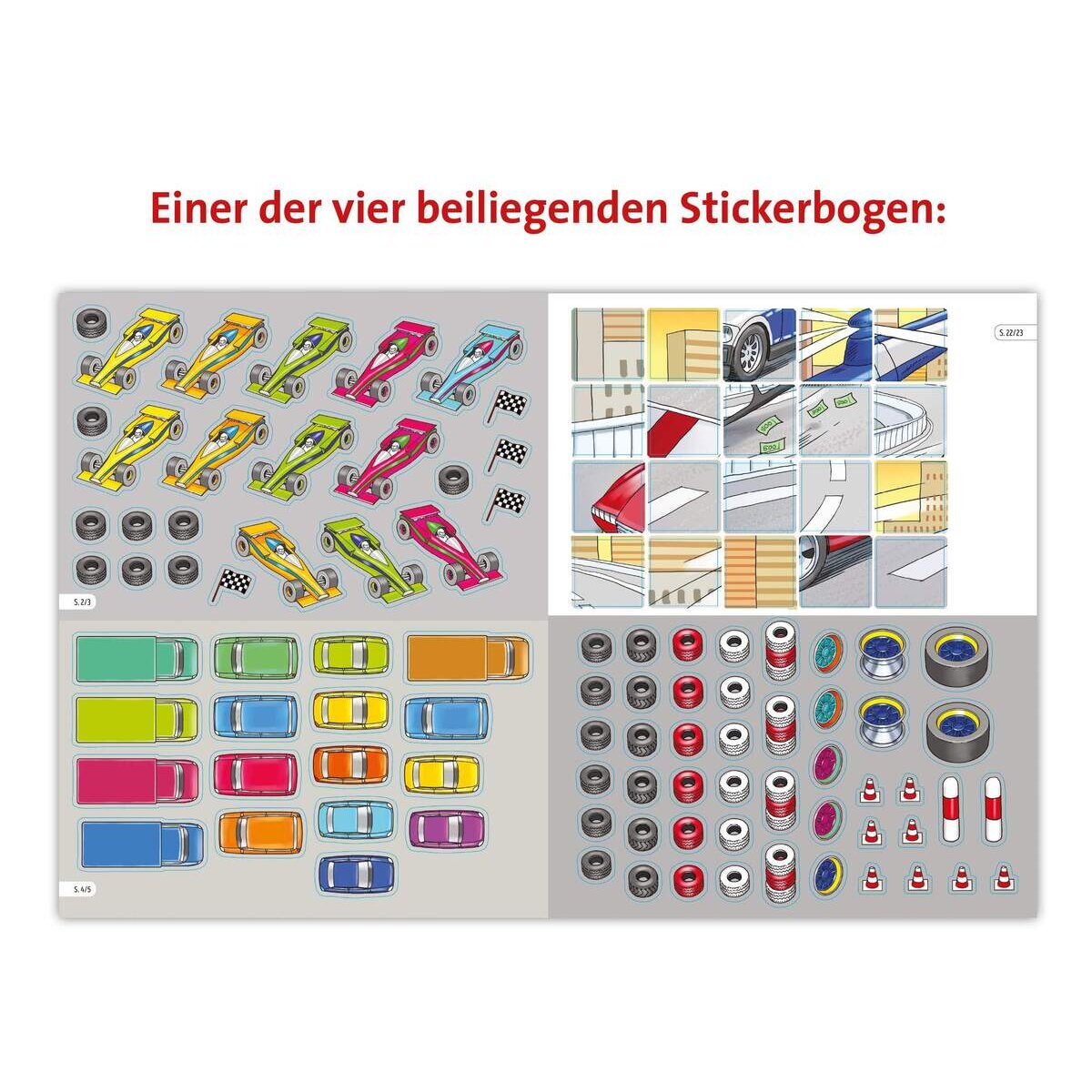 Ravensburger Mein Stickerspaß: Super Cars